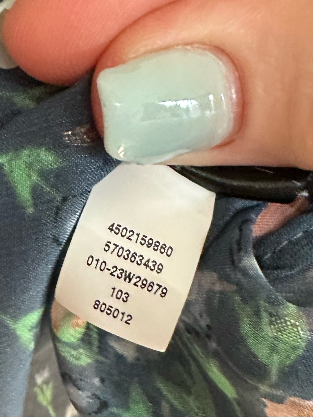 White House Black Market Teal Floral Sheer Blouse & Matching Tank, Large - Picture 5 of 10